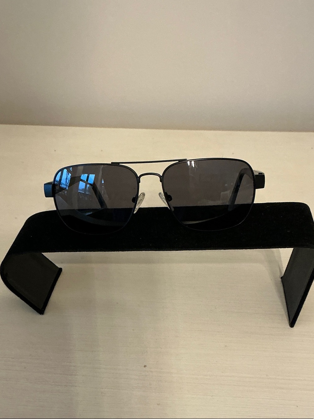 Authentic, eyebobs Men's Black Aviator Sunglasses